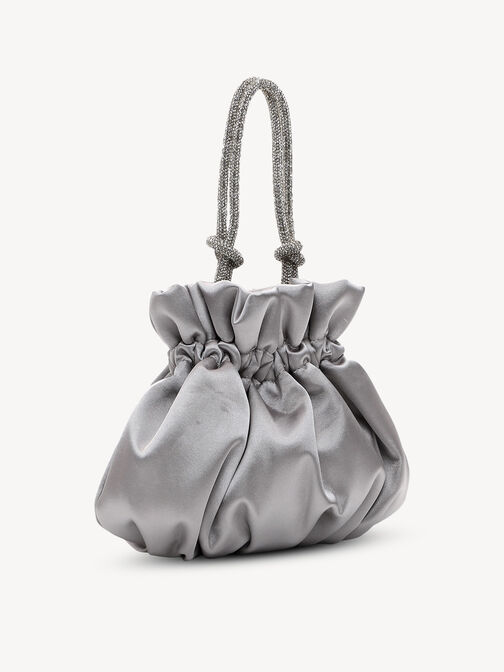 Clutch bag, silver, hi-res