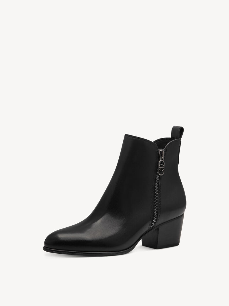 Stiefelette - schwarz, BLACK UNI, hi-res