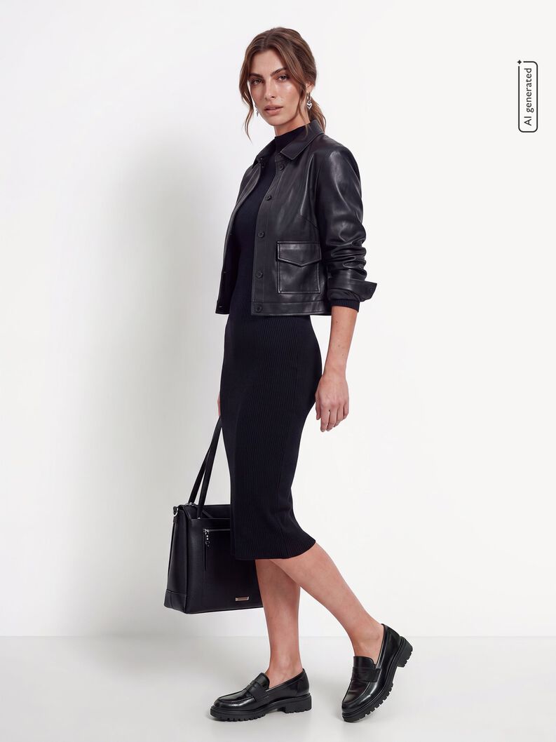 Leather Slipper, BLACK NAPPA, hi-res