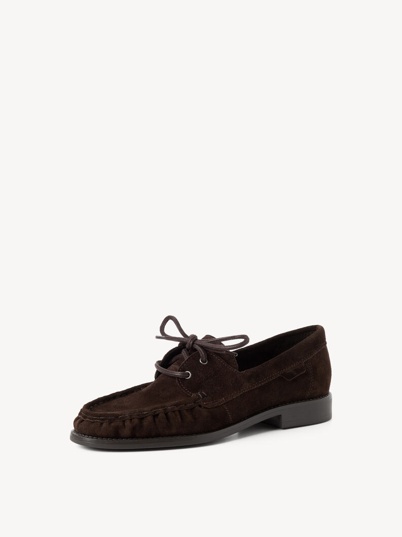 Mocassin en cuir - marron, 304, hi-res