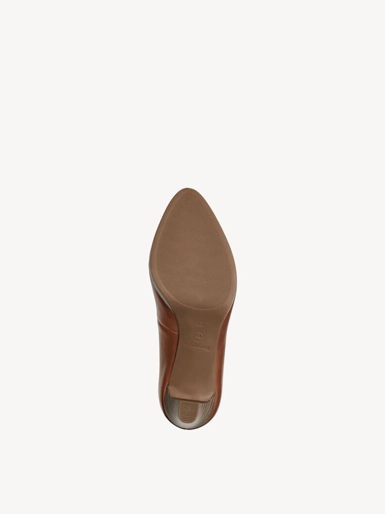 Leather Pumps - brown, COGNAC, hi-res