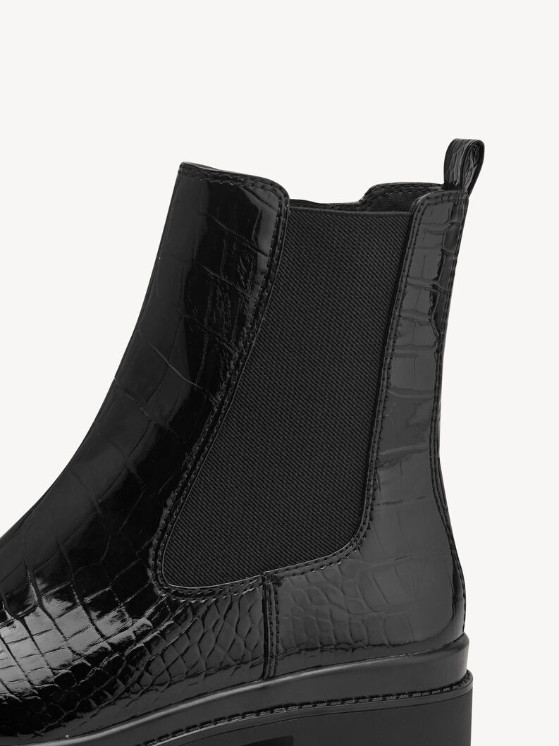 Bottine Chelsea - noir, BLACK CROCO, hi-res