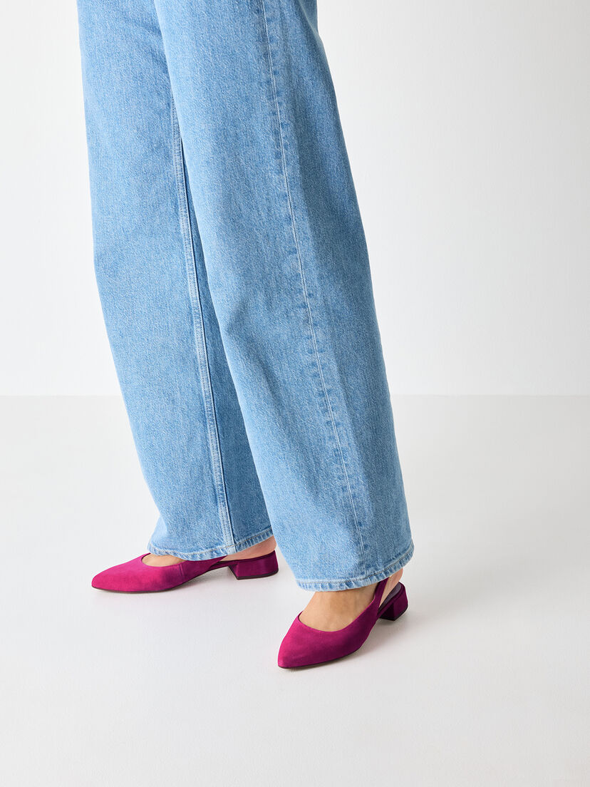 Leren Slingpumps - pink, pink, hi-res