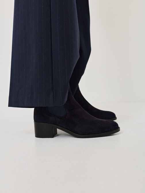 Chelsea Boot, NAVY SUEDE, hi-res
