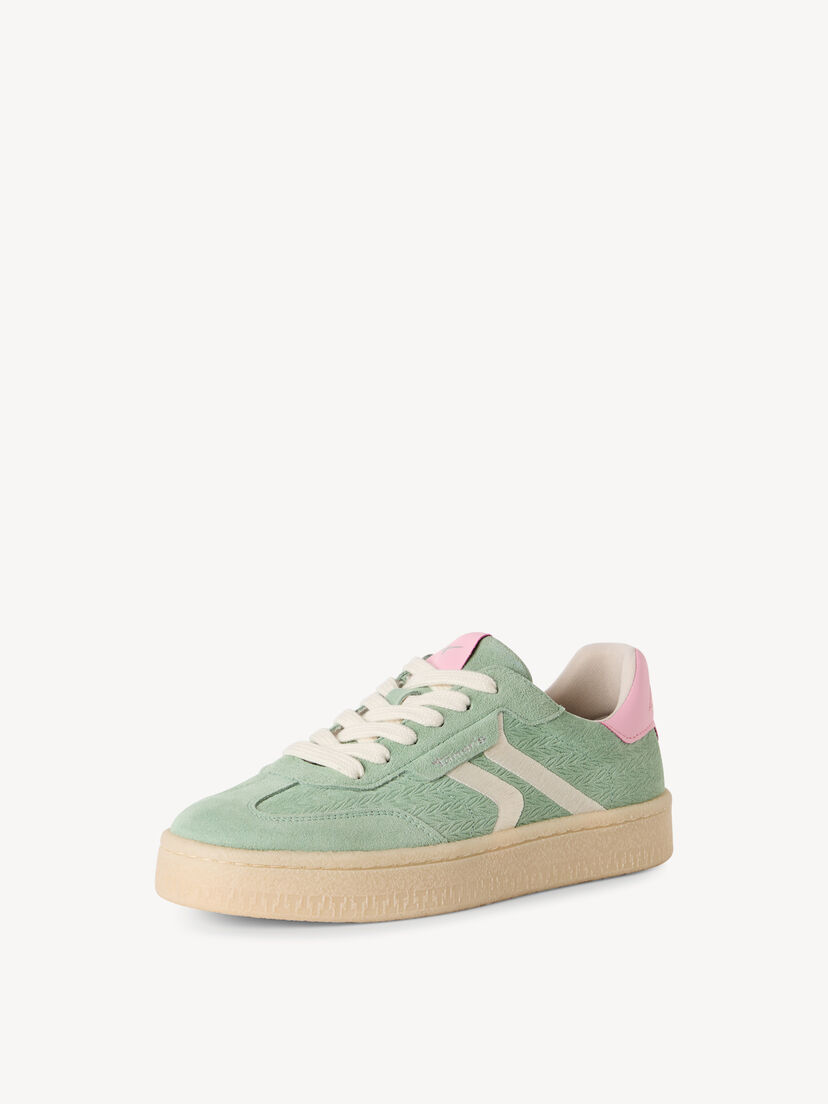 Leren Sneaker - groen, MINT COMB, hi-res