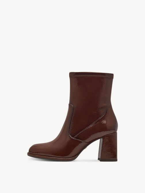 Bootie, BROWN PATENT, hi-res