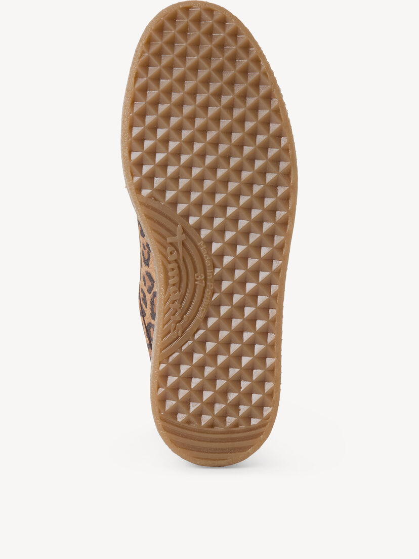 Leren Sneaker - bruin, LEOPARD, hi-res