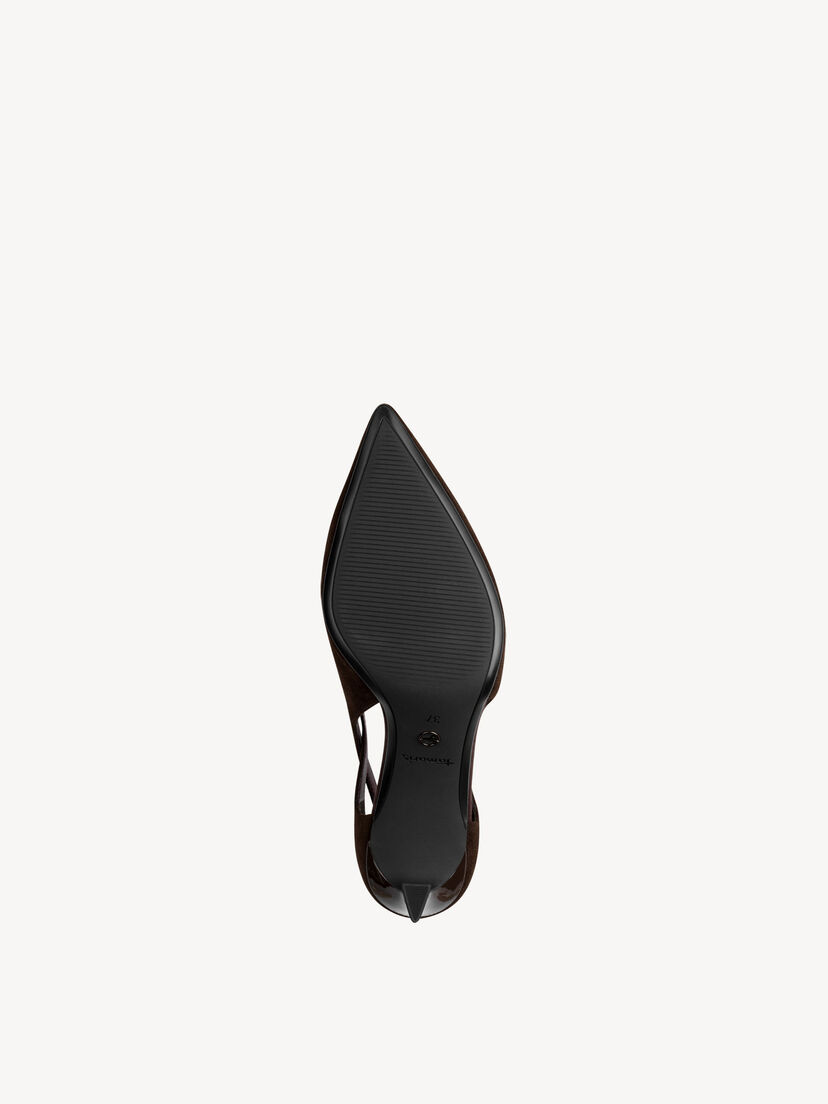 Leren Pumps - bruin, 304, hi-res