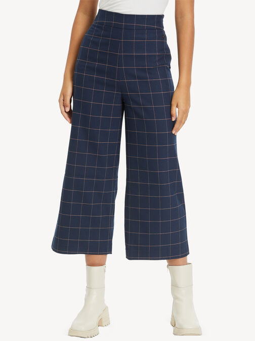 Culotte, Blueberry Window Check, hi-res