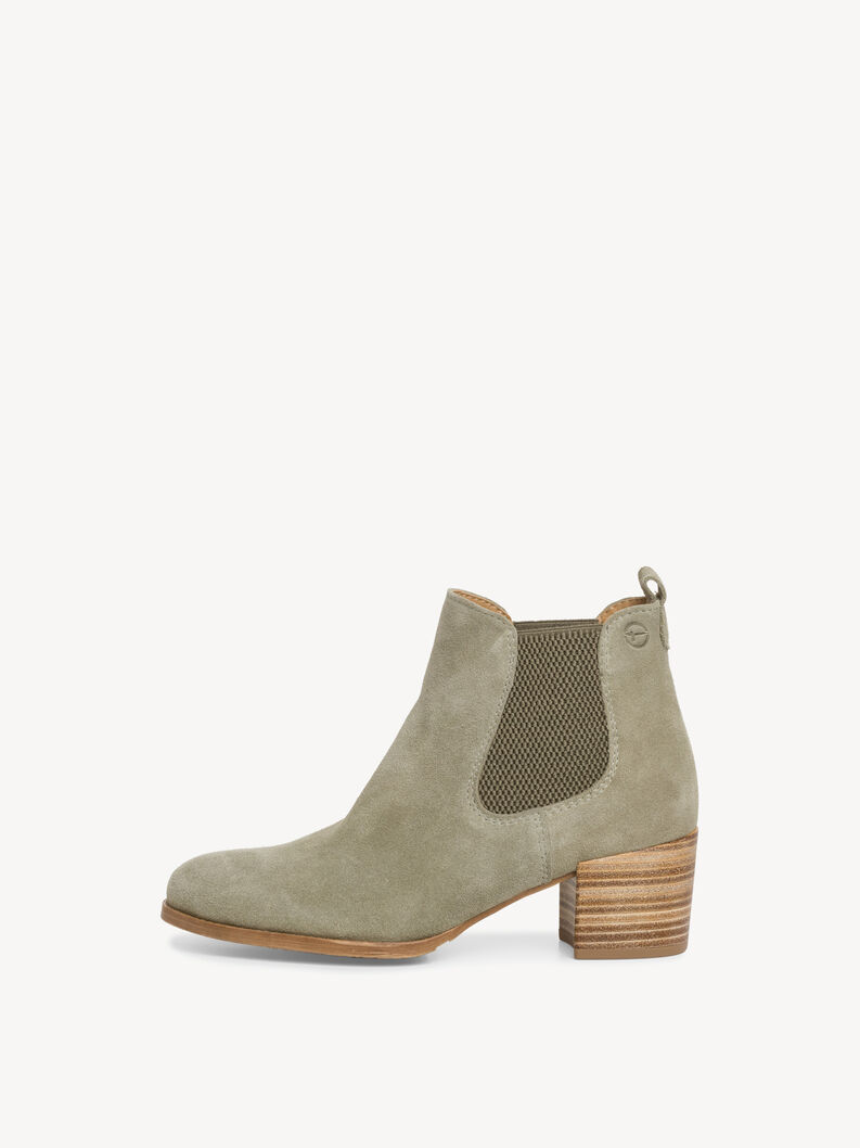 Leather Chelsea boot - green, SAGE, hi-res