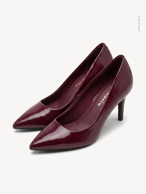 Pumps, MERLOT PATENT, hi-res
