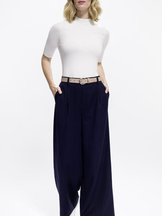 Leren riem, grau taupe, hi-res