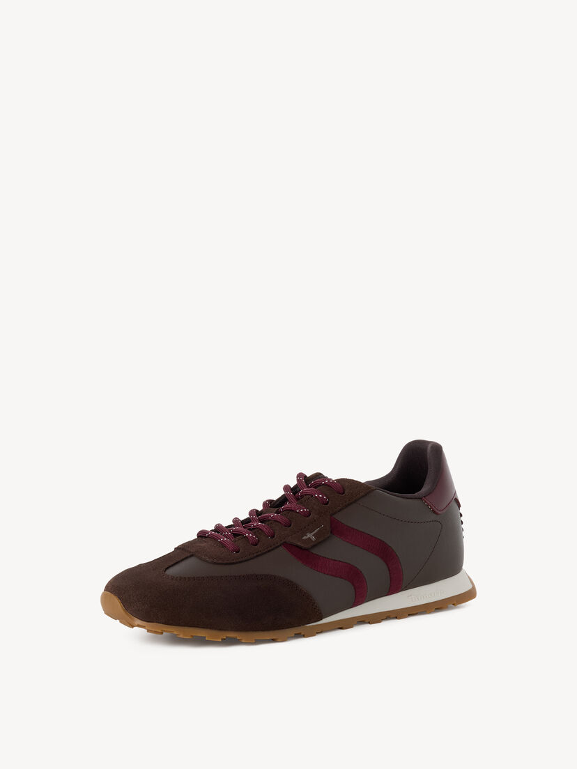 Leren Sneaker - bruin, MOCCA COMB, hi-res