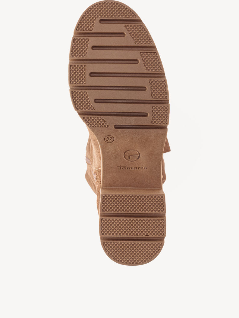 Bottes en cuir - marron, BROWN, hi-res