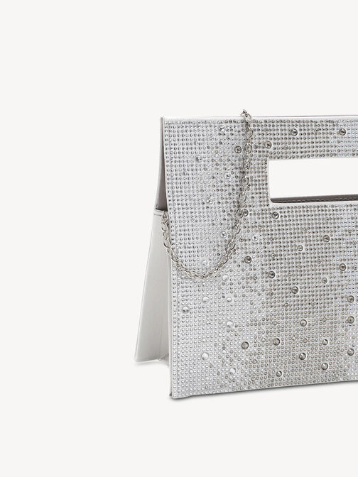 Clutch, silver, hi-res