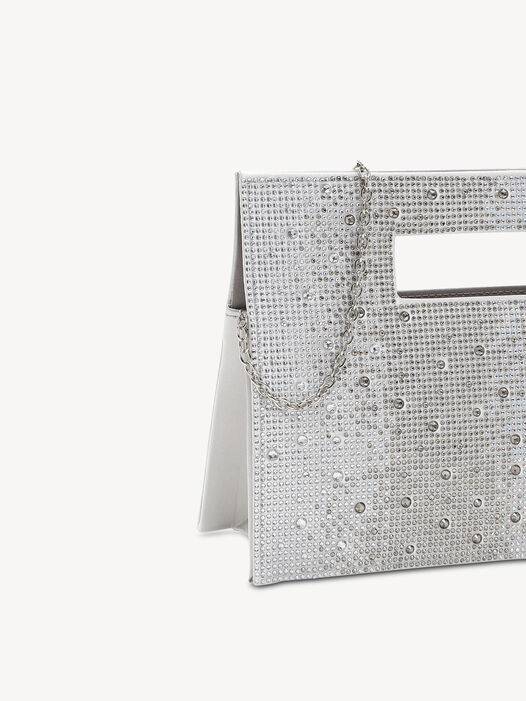 Clutch, silver, hi-res