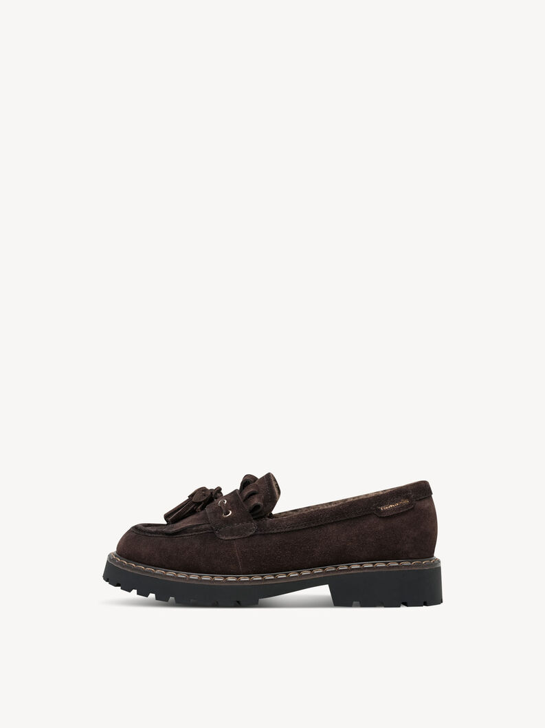 Lederslipper - braun, MOCCA, hi-res