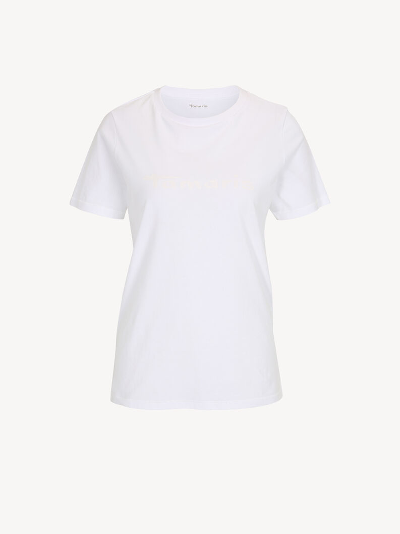 T-shirt - wit, Bright White, hi-res
