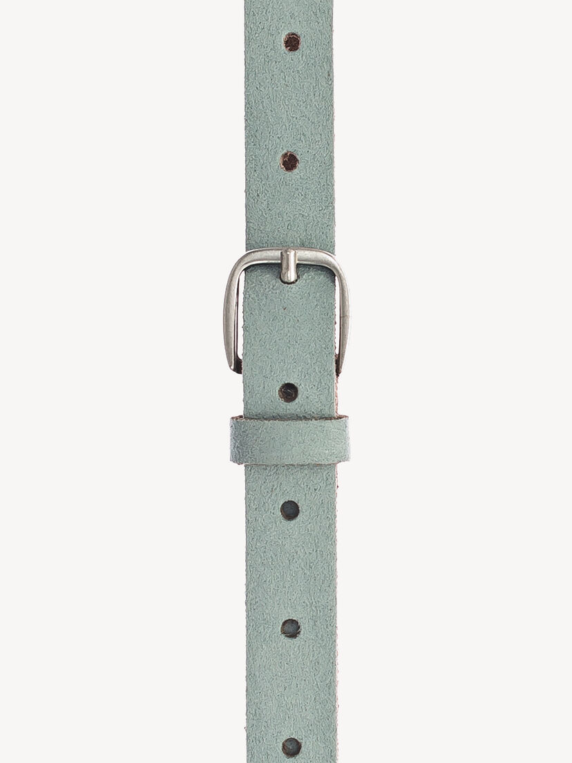 Leren Riem - turquoise, aquamarinblau, hi-res