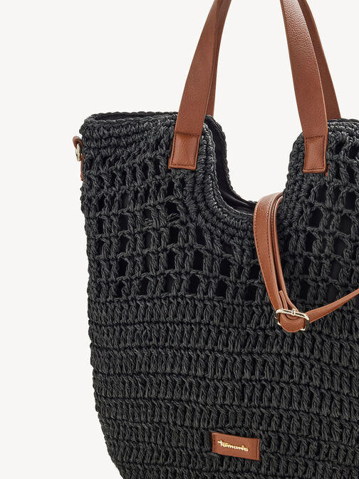 Shopping bag, black, hi-res