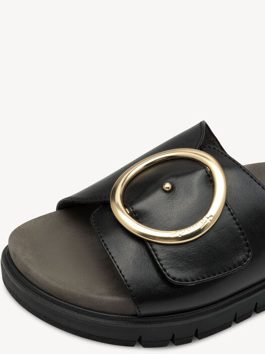 Slipper, BLACK NAPPA, hi-res