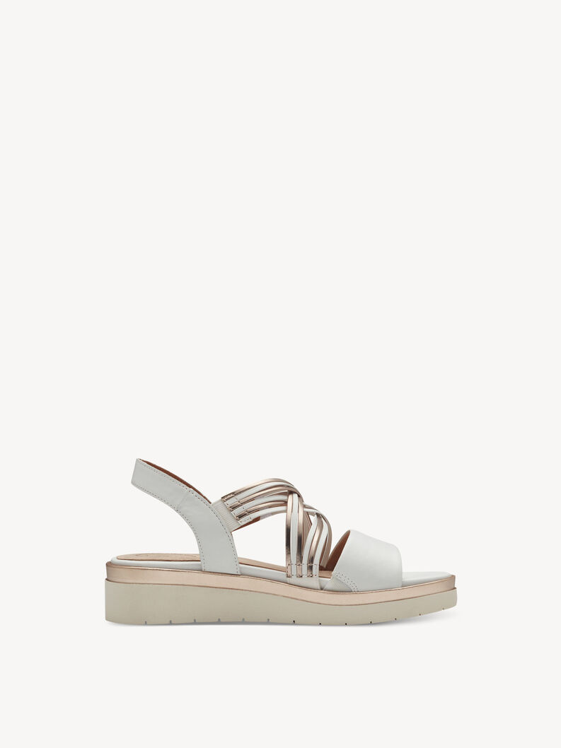 Sandalette, WHITE/ROSEGOLD, hi-res