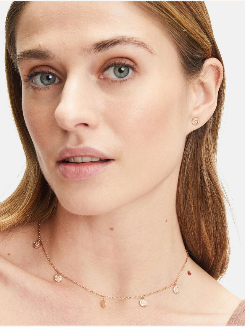 Halskettinge - rosegoud, ros&eacute;gold, hi-res