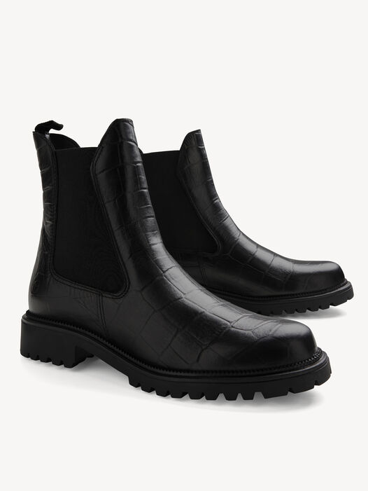 Chelseaboot, BLACK CROCO, hi-res