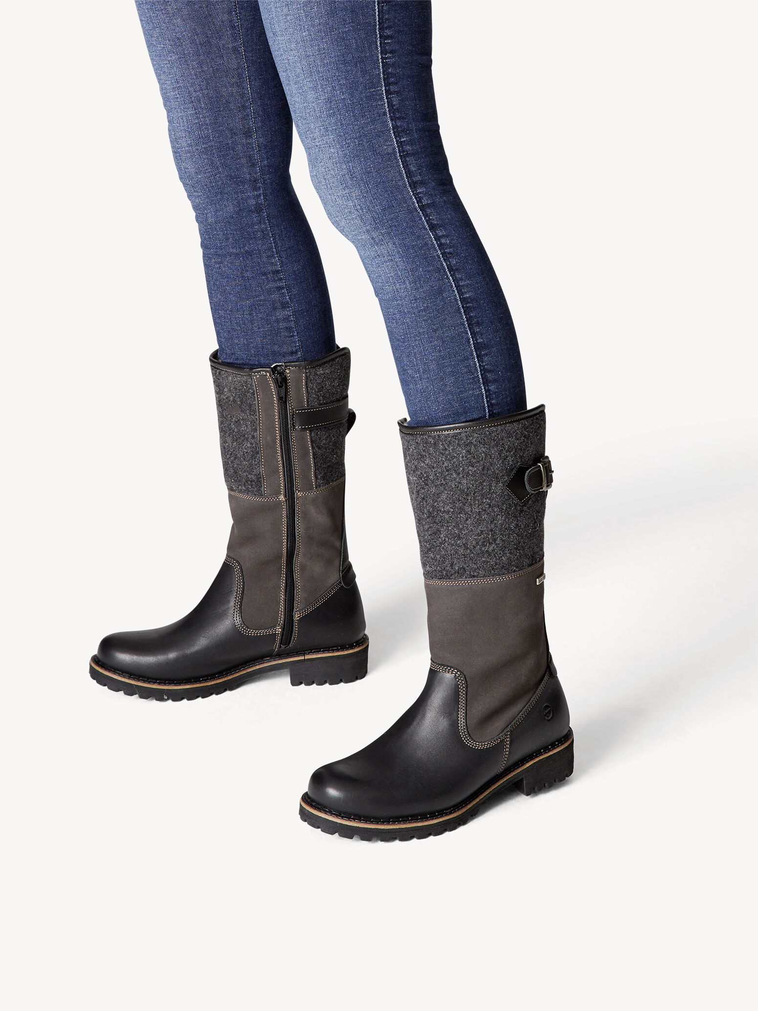 tamaris wool lined boots