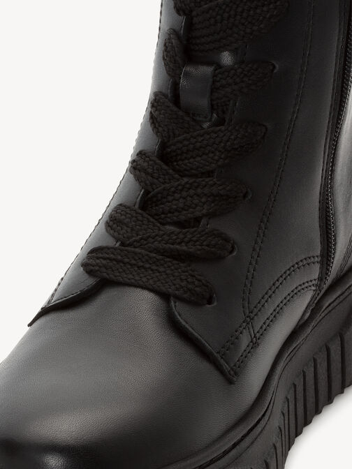 Stiefelette, BLACK LEATHER, hi-res