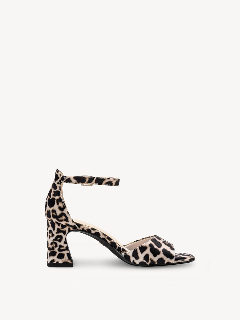 Sandaaltje - bruin, LEOPARD, hi-res