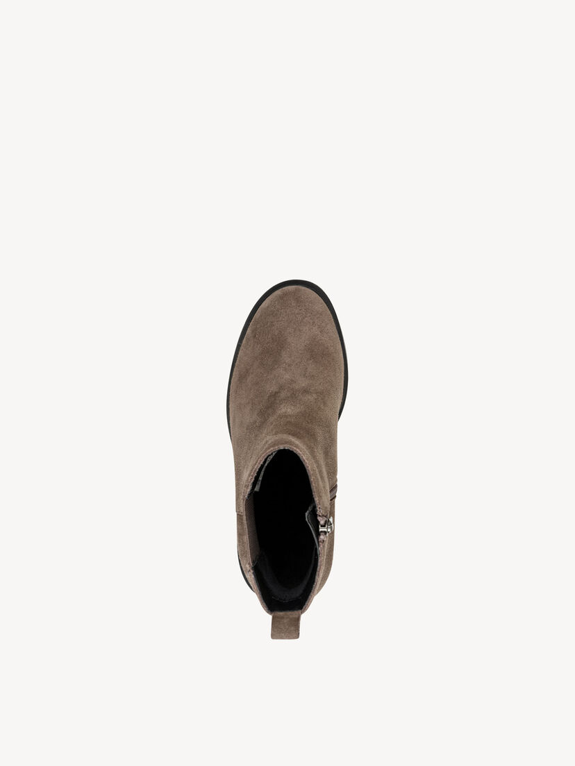Leren Chelseaboot - grijs, MUSHROOM SUEDE, hi-res
