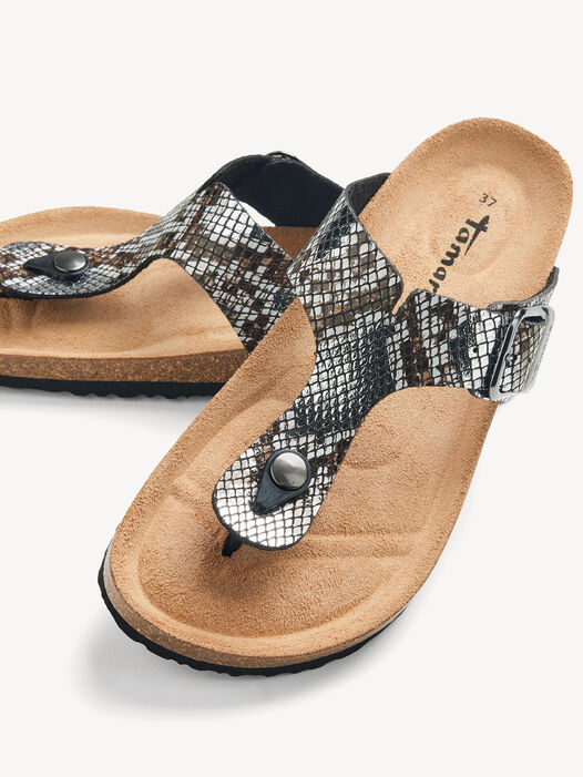 Slipper, BLACK/SNAKE, hi-res