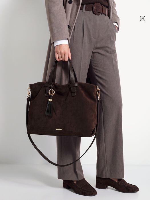 Shopper, brown, hi-res