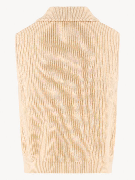 ﻿vest, Tapioca Melange, hi-res