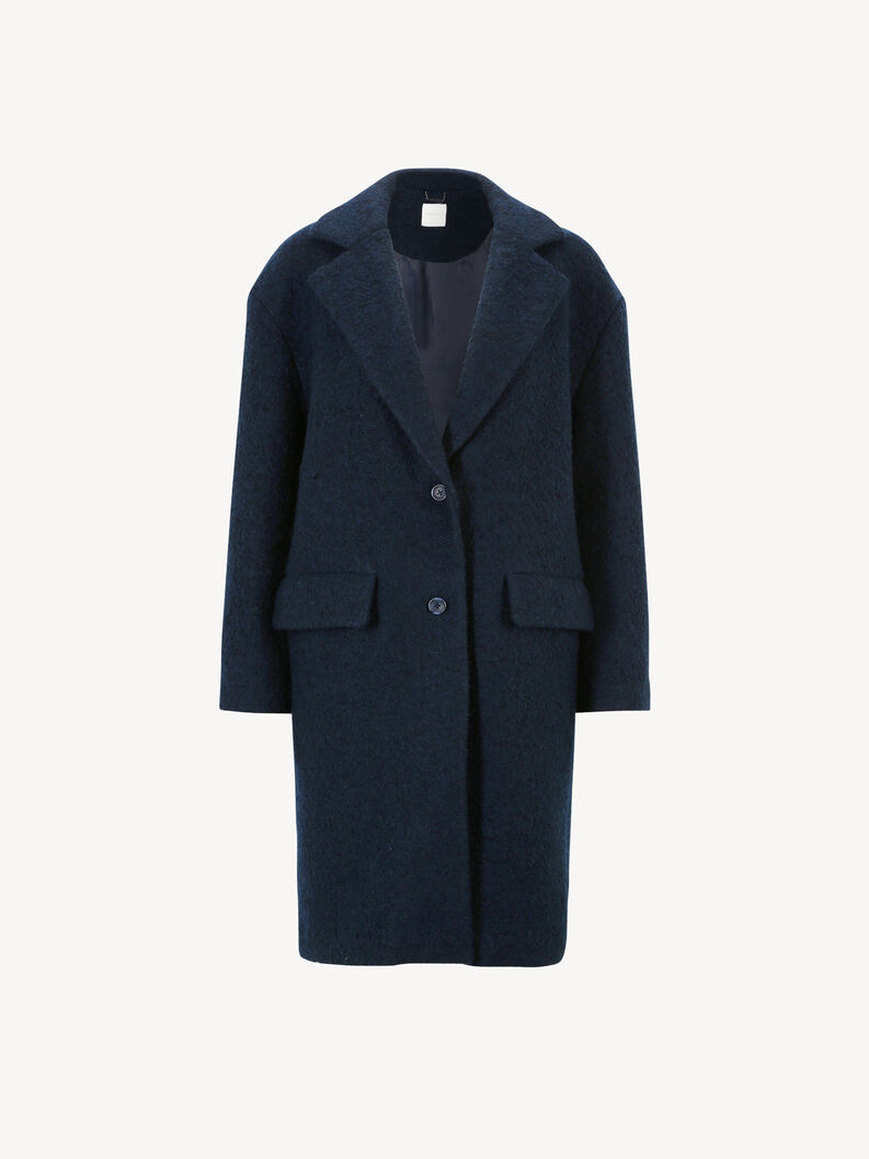 Cappotto in lana - blu, Blueberry, hi-res