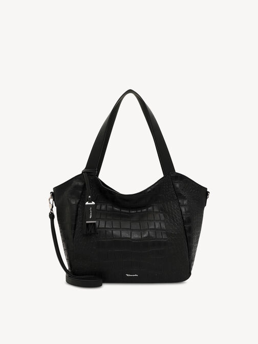 Shopping bag, black, hi-res