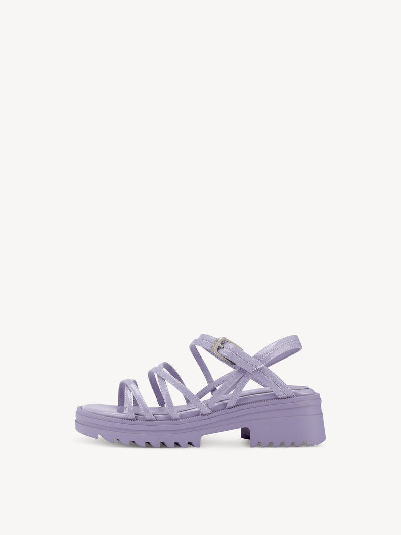 Heeled sandal - purple, LAVENDER, hi-res