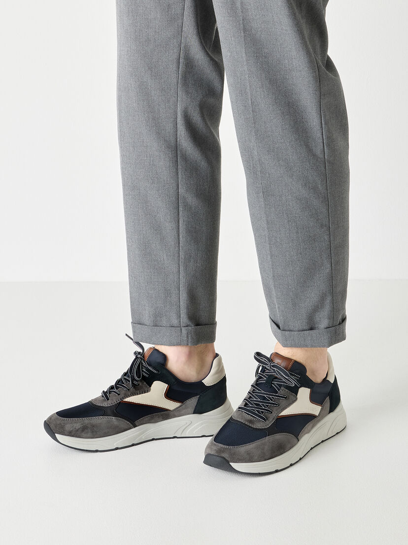 Sneaker, NAVY/GREY, hi-res