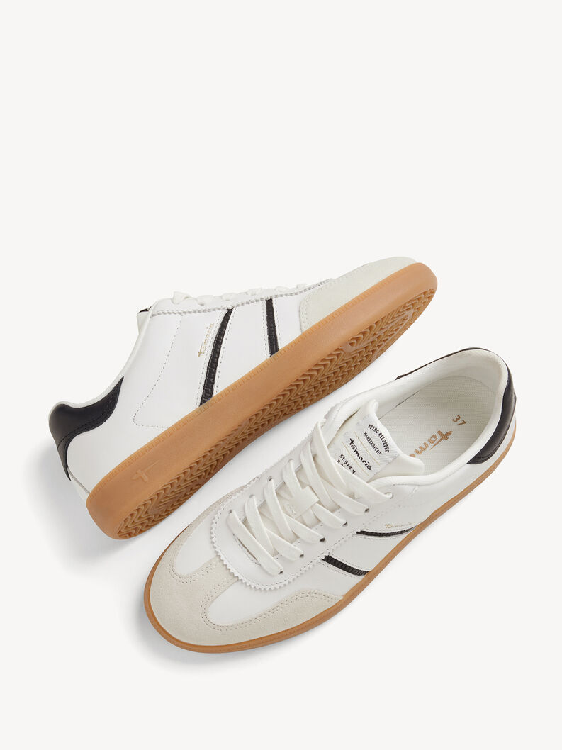 Sneaker - white, WHITE/BLACK, hi-res