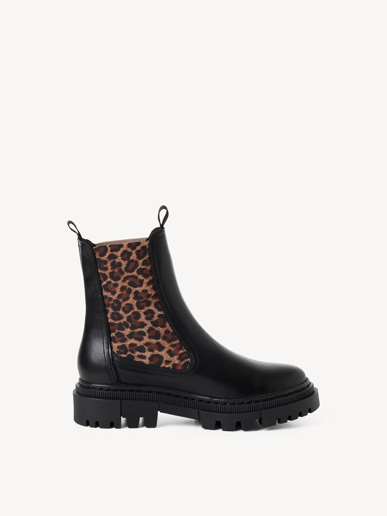 Chelsea Boot, BLACK/LEOPARD, hi-res