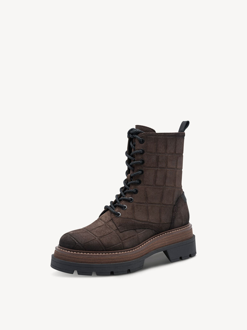 Bootie - brown, MOCCA CROCO, hi-res