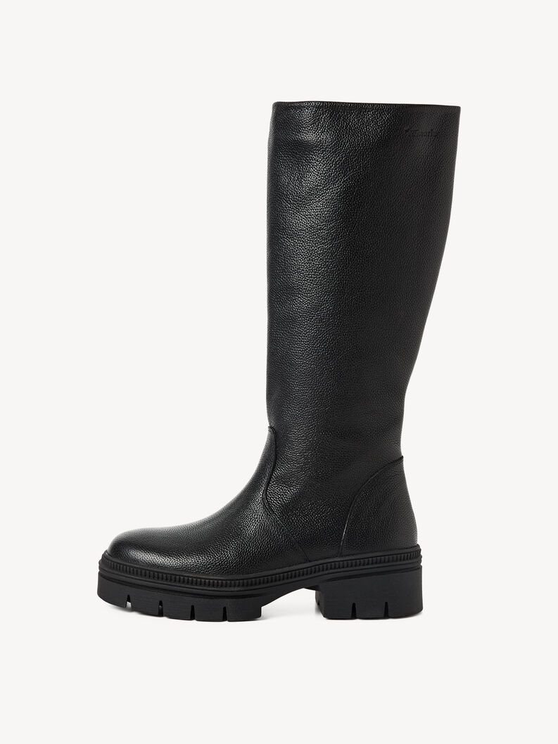 Lederstiefel - schwarz, BLACK LEATHER, hi-res