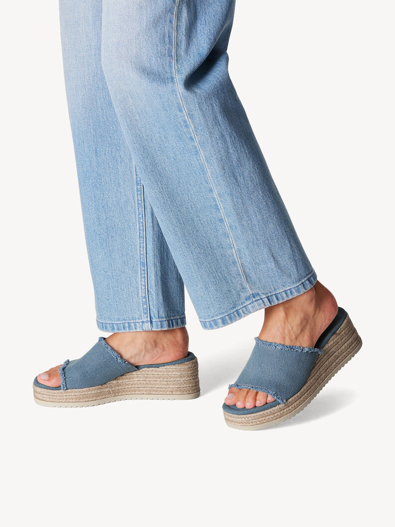 Pantolette - blau, DENIM, hi-res