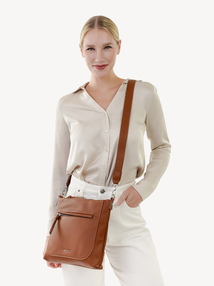Schoudertas - bruin, cognac, hi-res