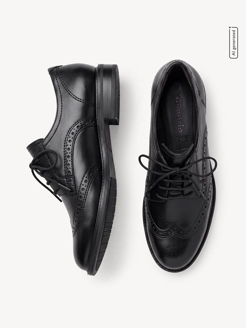 Low shoes, BLACK, hi-res