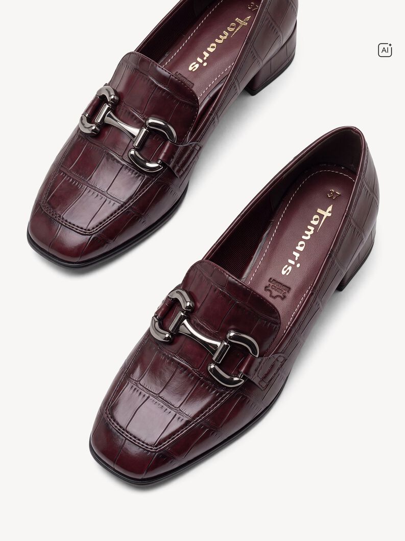 Trotteur - red, MERLOT CROCO, hi-res