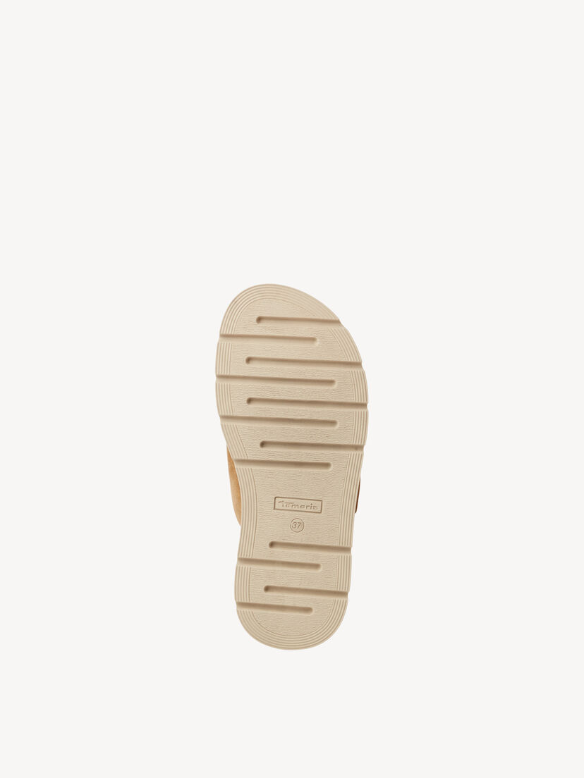 Leren Slipper - beige, SAND, hi-res