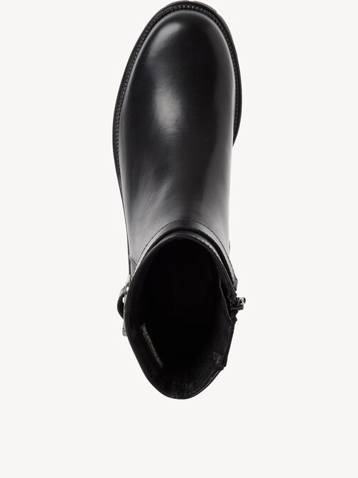 Stiefelette, BLACK LEATHER, hi-res