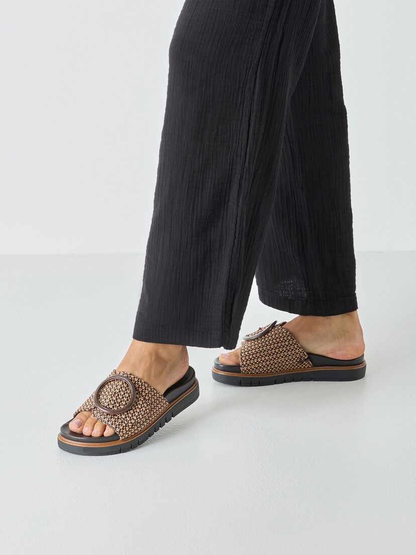 Slipper, BLACK, hi-res